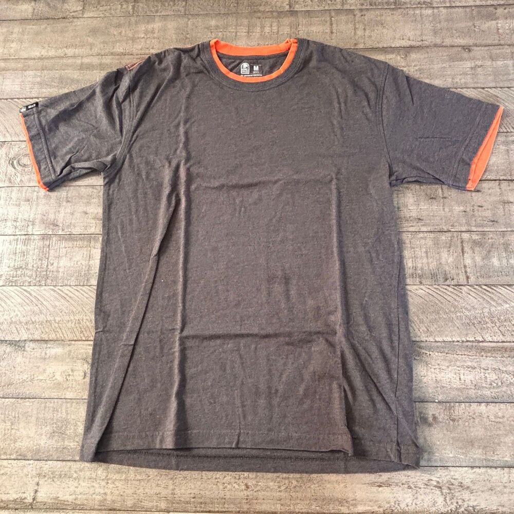 Taco Bell Team Wear Diablo Hot Sauce Brown/Orange Layered Tee Size Mens M